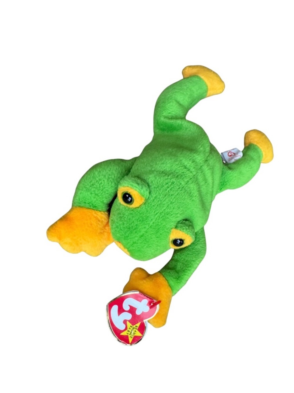 TY Beanie Baby Smoochy The Frog 1997 💜 BOGO